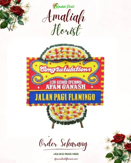 Sewa Papan Bunga Malongpong